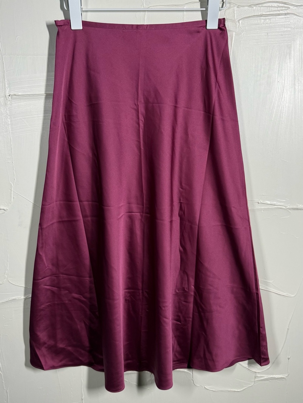 Scotch & Soda Satin A-Line Midi Skirt in Rose - Picture 4 of 8